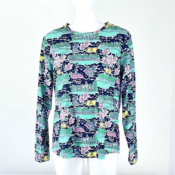 NWT Smith & Quinn Marlow Golf Long Sleeve Top Green Size XL - Picture 1 of 9
